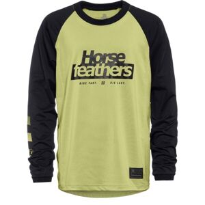 Horsefeathers SPIKE YOUTH Dětský cyklistický dres, světle zelená, velikost