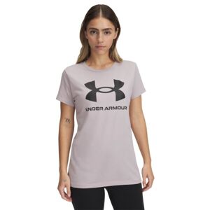 Under Armour LIVE SPORTSTYLE GRAPHIC SS Dámské triko, šedá, velikost