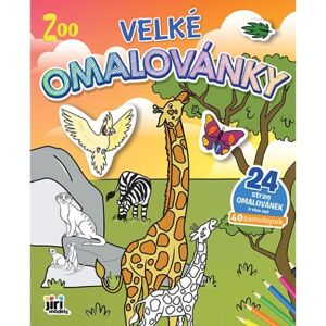 JIRI MODELS ZOO Omalovánky, mix, velikost