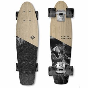 Street Surfing BEACH BOARD WOOD DIMENSION Longboard, černá, velikost