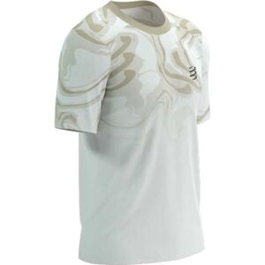 Compressport PERFORMANCE SS TSHIRT Pánské běžecké triko, bílá, velikost