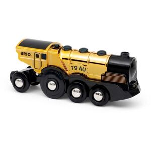 BRIO MASSIVE BATTERY-POWERED ACTION LOCOMOTIVE Mohutná akční lokomotiva na baterie, černá, velikost