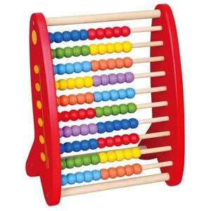 VIGA ABACUS Dřevěné počítadlo, červená, velikost
