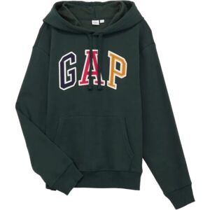 GAP LOGO Dámská mikina, tmavě zelená, velikost