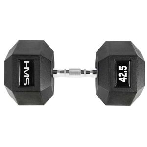 HMS PREMIUM 42,5 KG HEXAGONÁLNÍ JEDNORUČKA Hexagonální jednoručka, černá, velikost