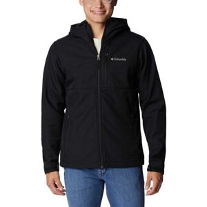 Columbia ASCENDER II SOFTSHELL HOODED JACKET Pánská softshellová bunda, černá, velikost