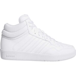 adidas HOOPS 4.0 MID J Dětské kotníkové tenisky, bílá, velikost 40
