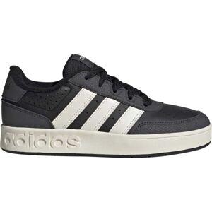 adidas BREAKBASE J Dětská volnočasová obuv, černá, velikost 36