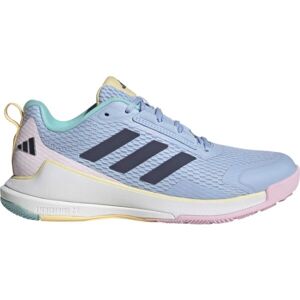 adidas NOVAFLIGHT 2 W Dámská sálová obuv, světle modrá, velikost 36 2/3