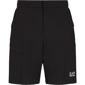 EA7 SHORTS Pánské šortky, černá, velikost