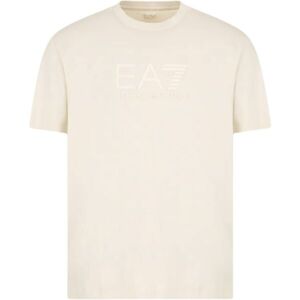 EA7 T-SHIRT Pánské tričko, béžová, velikost