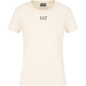 EA7 T-SHIRT Dámské tričko, béžová, velikost