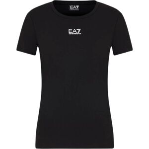 EA7 T-SHIRT Dámské tričko, černá, velikost