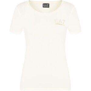 EA7 T-SHIRT Dámské tričko, bílá, velikost