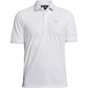 TENSON TXLITE POLO Pánské funkční polo tričko, bílá, velikost