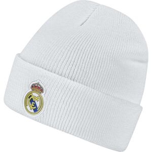 adidas REAL MADRID WOOLIE Zimní čepice, bílá, velikost