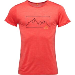 Devold ACTIVE "OUTLINE" TEE Pánské triko, oranžová, velikost