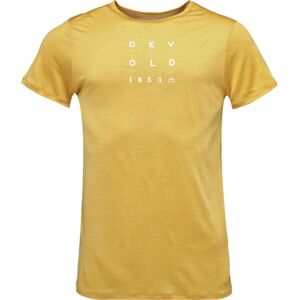 Devold ACTIVE "1853" TEE Pánské triko, žlutá, velikost