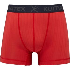 Klimatex RUNE Pánské funkční boxerky, červená, velikost XXXL