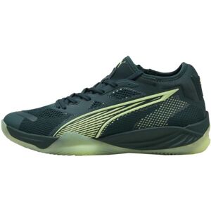 Puma ELIMINATE NITRO SQD 4 Pánská obuv na házenou, tmavě zelená, velikost 42