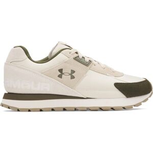 Under Armour ESSENTIAL RUNNER Pánská volnočasová obuv, béžová, velikost 45.5