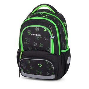 Oxybag NEXT Školní batoh, černá, velikost
