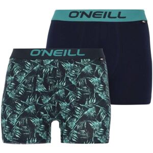 O'Neill SHIMMERING LEAFS 2PACK Pánské boxerky, černá, velikost