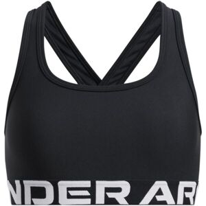 Under Armour CROSSBACK BRA Dívčí podprsenka, černá, velikost