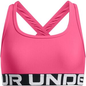 Under Armour CROSSBACK BRA Dívčí podprsenka, růžová, velikost