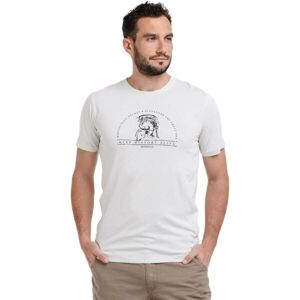 BUSHMAN CAMBI Pánské triko, bílá, velikost