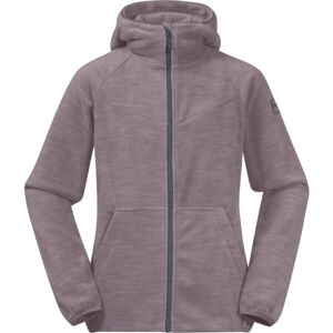 Bergans HAREID YOUTH GIRL JACKET Fleecová mikina, růžová, velikost