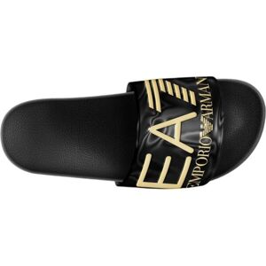EA7 BEACHWEAR Unisex pantofle, černá, velikost