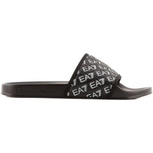 EA7 BEACHWEAR Unisex pantofle, černá, velikost