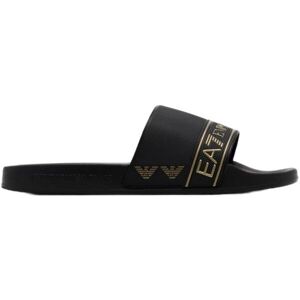 EA7 BEACHWEAR Unisex pantofle, černá, velikost