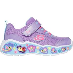 Skechers PLAY SCENE Dívčí volnočasová obuv, fialová, velikost
