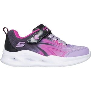 Skechers SOLA GLOW - COLOR BREEZE Dívčí volnočasová obuv, fialová, velikost