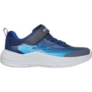 Skechers MICROSPEC ADVANCE Dětská vycházková obuv, tmavě modrá, velikost