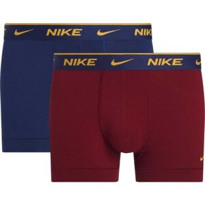 Nike EVERY DAY COTTON STRETCH Pánské boxerky, vínová, velikost