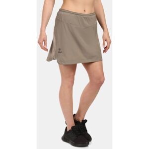 KILPI NINA Praktická outdoorová sukně, khaki, velikost