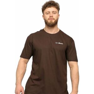 GymBeam BASIC Pánské triko, hnědá, velikost XXXL