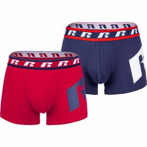 Russell Athletic TYRON 2P. BOXERS Pánské boxerky, červená, velikost