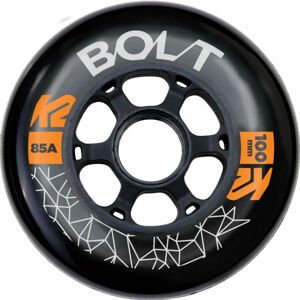 K2 BOLT 100/85A WHEEL 4 PACK BLK Kolečka k in-line bruslím, černá, velikost