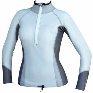 LAVACORE LC ELITE SHIRT LONG SLEEVE Top s merinem pro vodní sporty, šedá, velikost