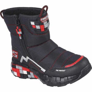 Skechers MEGA-CRAFT Chlapecká zateplená zimní obuv, černá, velikost