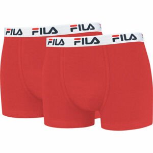 Fila MAN BOXERS 2 PACK Pánské boxerky, červená, velikost