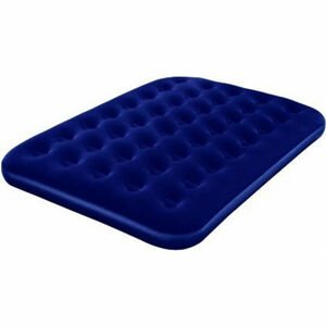 Bestway DOUBLE FLOCKED Nafukovací matrace, modrá, velikost