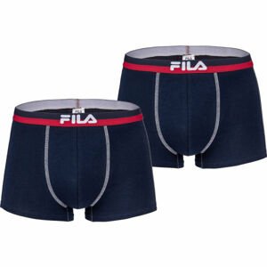 Fila MAN BOXERS 2 PACK Pánské boxerky, tmavě modrá, velikost XXL