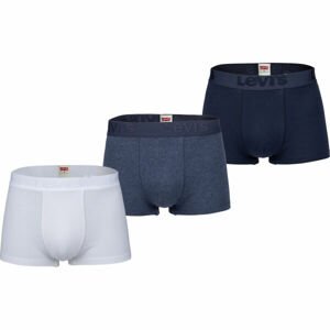 Levi's® MEN BACK IN SESSION TRUNK 3P Pánské boxerky, tmavě modrá, velikost