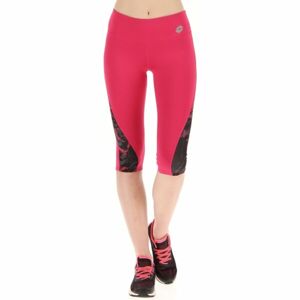Lotto RUN FIT LEGGINGS Dámské tříčtvrteční legíny, růžová, velikost