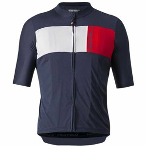 Castelli PROLOGO 7 Pánský dres na kolo, tmavě modrá, velikost